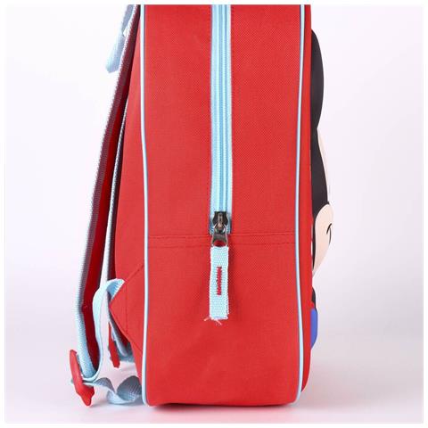Zaino Scuola Rosso (25 X 31 X 10 Cm) - Foto 7