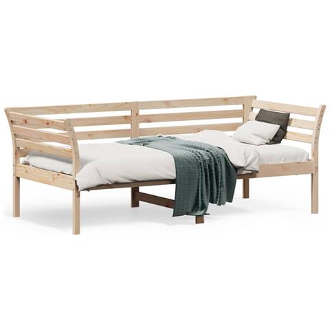 Dormeuse 90x190 Cm In Legno Massello Di Pino - Foto 1