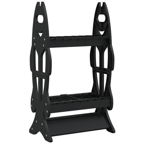 Portacanne Da Pesca Per 16 Canne Nero - Foto 1