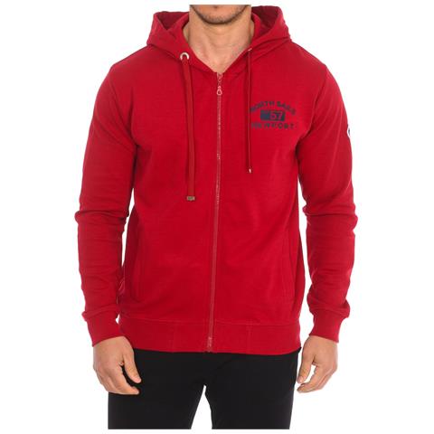 Felpa Con Cappuccio Con Zip 902299tr0 Uomo - Foto 4