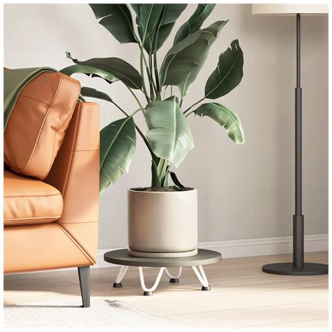 Gambe Per Tavolo A Forcina 4 Pz Bianco 10 Cm Acciaio Massiccio - Foto 3