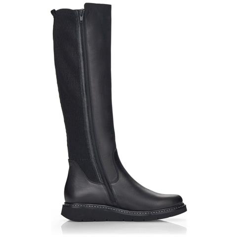 Black Casual Closed Boots Stivaletti Pelle Scarpe Donna Nero Eu 39, D3975-01 - Foto 3