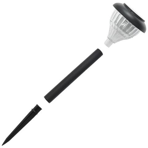 Luci Solari per Percorsi con Picchetti 4 pz Bianco Caldo ed RGB - Foto 9