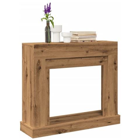 Cornice Per Camino Rovere Artigianale 100x30x87,5 Cm Truciolato - Foto 1