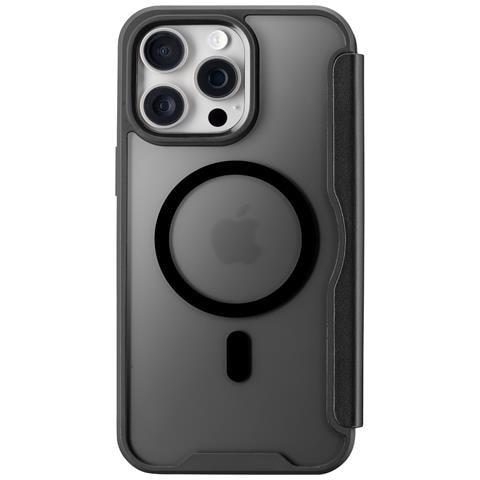 Daily Mag - iPhone 16 Pro Max Custodia a libro con retro rigido semitrasparente compatibile con ecosistema Magsafe® - Foto 2