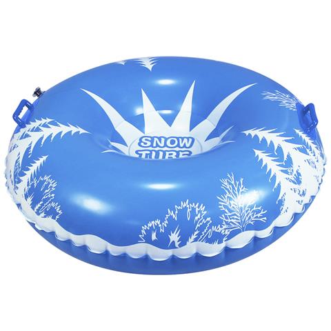 Dam  Tappetino Ibrido Rotondo Con Maniglie, Per Neve E Acqua. 115 Cm. 115x115x35 Centimetri. Colore Blu - Foto 1