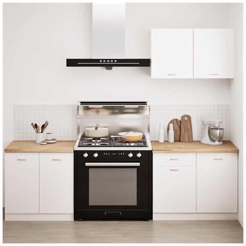 Piano Di Lavoro Cucina 80x63,5x4 Cm Legno Massello Rovere - Foto 3