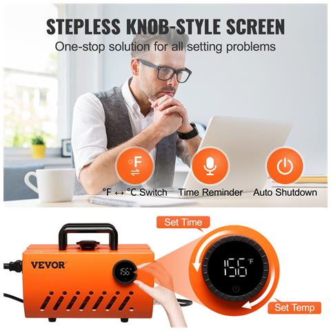 Pressa A Caldo Per Tazze Bicchiere 620 W Termopressa Fai-da-te 33-89 Cl - Foto 4