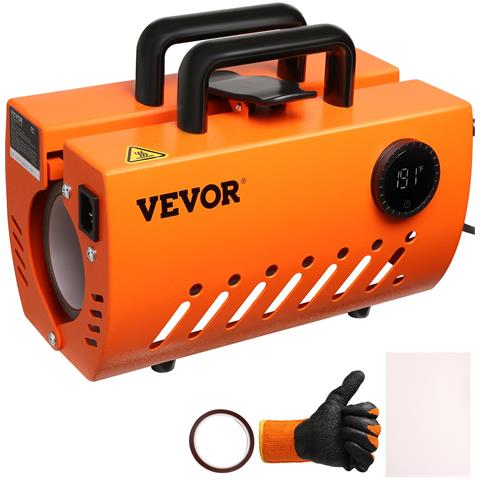 Pressa A Caldo Per Tazze Bicchiere 620 W Termopressa Fai-da-te 33-89 Cl - Foto 1