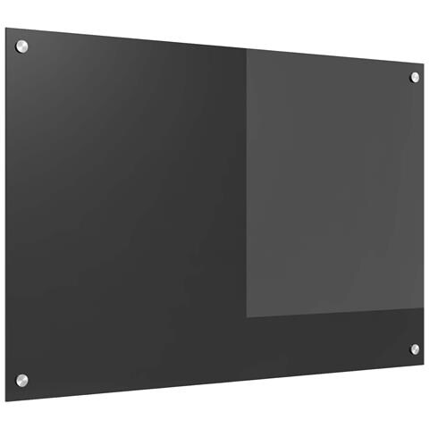 Schienale Cucina Grigio Scuro 90x60x0,6 cm in Vetro Temperato - Foto 1