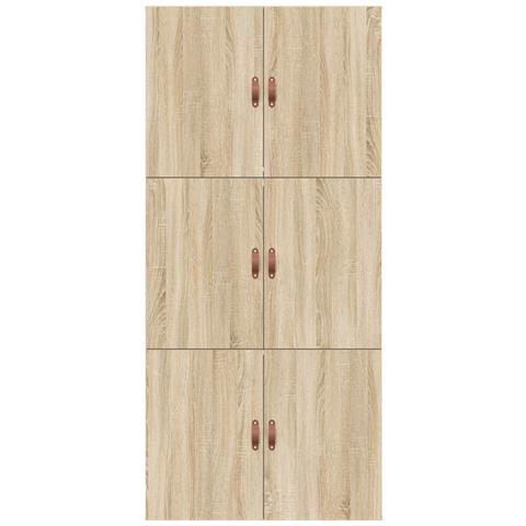 Struttura letto contenitore in Rovere Sonoma 75x190 cm in Legno ingegnerizzato - Foto 9