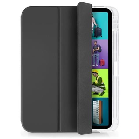 201351 custodia per tablet 27,9 cm (11") Custodia flip a libro Nero, Trasparente - Foto 12