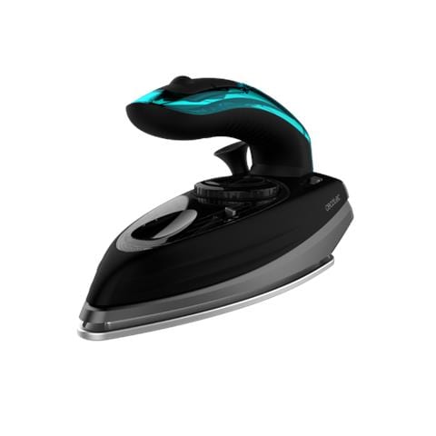 Fast&Furious 4000 Travel Ferro a vapore Piastra in Ceramica 1200 W Nero, Turchese - Foto 1