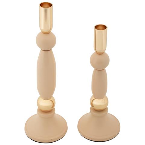 Portacandela Mf942 - Oro - Acciaio - 9,5x9,5x30 Cm - Foto 2