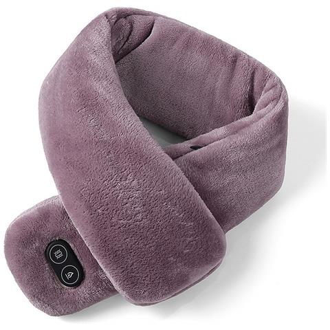 Scalda Collo Riscaldante Usb Con 3 Livelli Di Temperatura E Massaggio Vibrante Brown - Foto 1