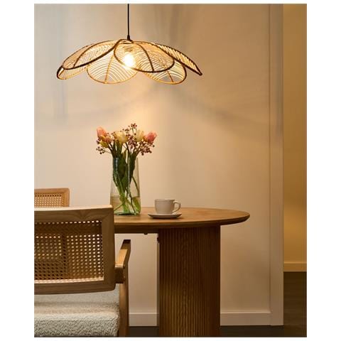 Lampadario Nigua Rattan Naturale - Foto 1