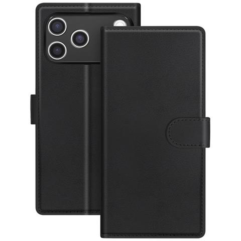 Custodia A Portafoglio 2 In 1 Per Iphone 17 Pro Max Con Guscio Staccabile, Nero - Foto 1
