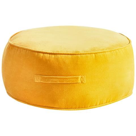 Pouf Yulle Velluto Giallo - Foto 2