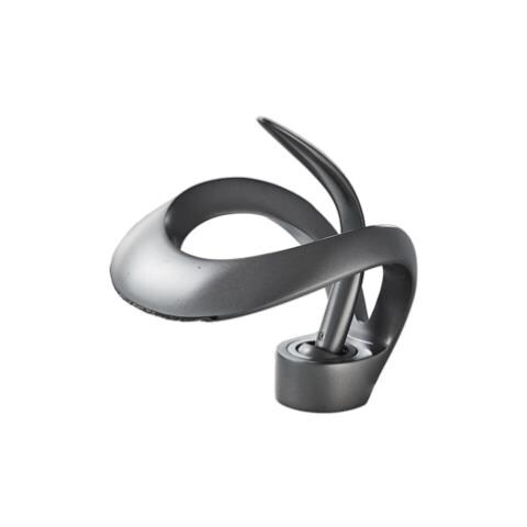 Rubinetto per lavabo da bagno, Blackswan, tipo M216, modello grigio antracite con bocca a cascata, misura 15 cm - Foto 1