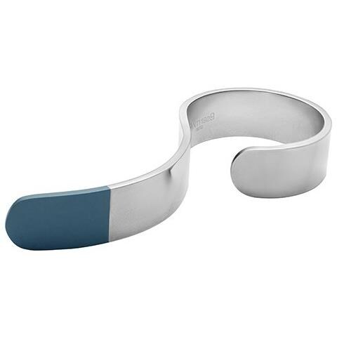 Poggiaposate Audrey Hive Colours in Acciaio Inox - Set 4 Pezzi Multicolore con Dettagli Salvia, Tortora, Blu e Merlot - Design Elegante Firmato Marcello Ziliani - Idea Regalo - Foto 1