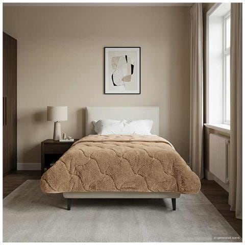 Duvet Estivo Talpa 140 x 220 cm Microfibra e Fleece Teddy - Foto 2