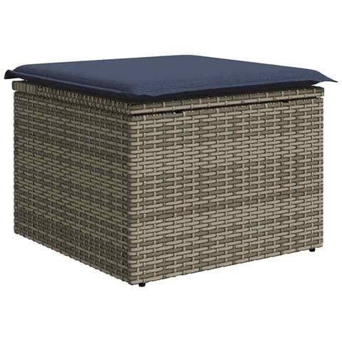 Set Divano da Giardino Grigio polyrattan - Foto 9