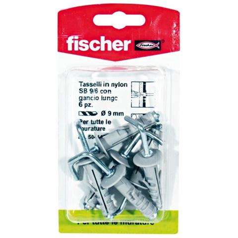 6 Tasselli A Espansione Con Gancio Tipo Sb 9/6k - Foto 3