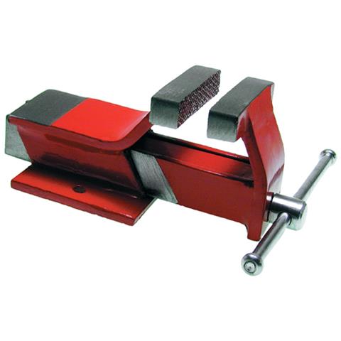 Morsa Da Banco In Acciaio Con Base Fissa, Ganasce Parallele E Asta Di Manovra Con Fermi. Misura Mm. 75 - Foto 1