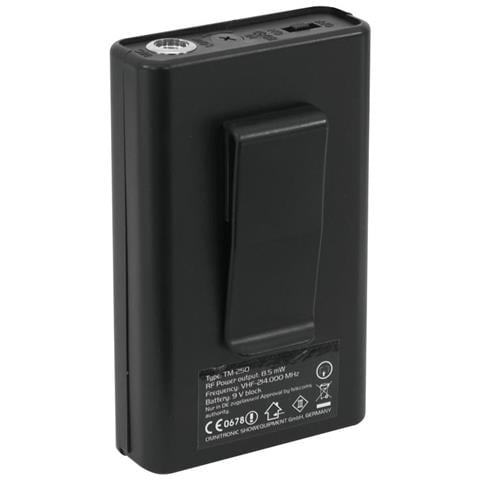 Tm-250 Trasmettitore Tascabile E Microfono Vhf214.000 - Foto 3