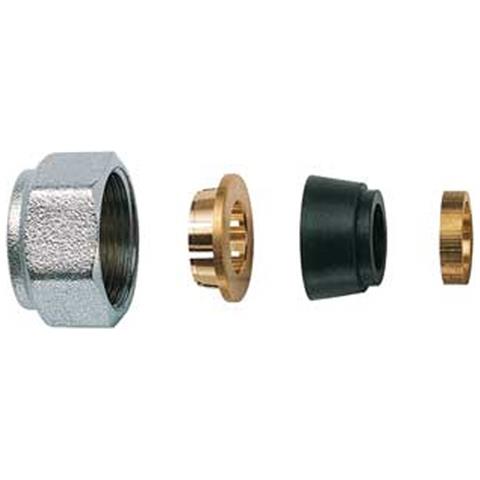 Kit Completo Gomma A Compressione Ø14 Calotta Cromata 8427 14 - Foto 1