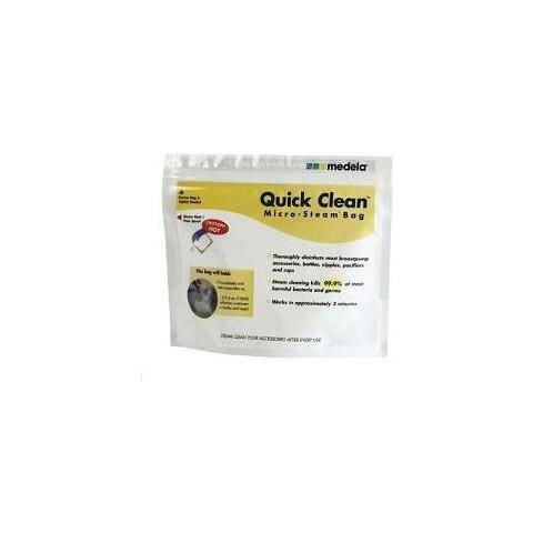 Quick Clean Sacche 008.0040 per Sterilizzazione ha Microwaver (5 Pezzi)  - Foto 1