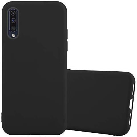 Custodia Per Samsung Galaxy A50 In Candy Nero - Morbida Cover Protettiva Sottile Di Silicone Tpu Con Bordo Protezione - Ultra Slim Case Antiurto Gel Back Bumper Guscio - Foto 1
