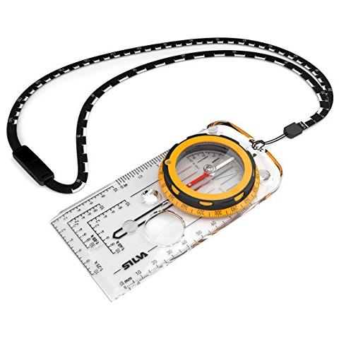 Silva Expeditionbussola Con Cordino Segnalatore Luminoso Eunisex Adultotrasparente / Giallo / Nerossoaglia Unica - Foto 1