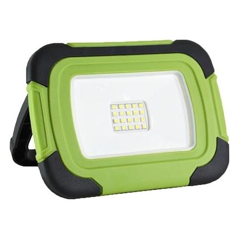 V-tac Vt-10-r Faro Led 10w Chip Samsung Ricaricabile A Batteria Bianco Naturale 4000k Corpo In Plastica Ip45 - Sku 20038 - Foto 1