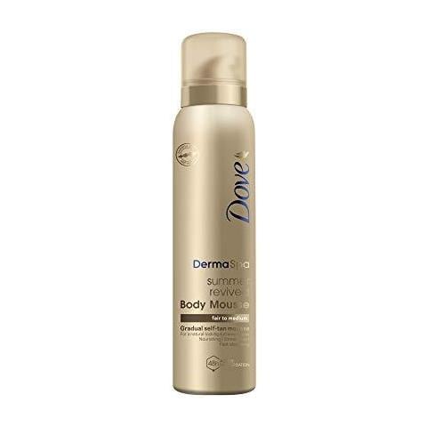Colomba Dermaspa Estate Pelle Revived Graduale Autoabbronzante Corpo Mousse Streak Libero Per La Fiera Di Mezzo Unisex Per Uomini E Donne 48h Idratazione Essenziali Per Le Vacanze Aspetto Naturale Tan 150 Ml - Foto 1