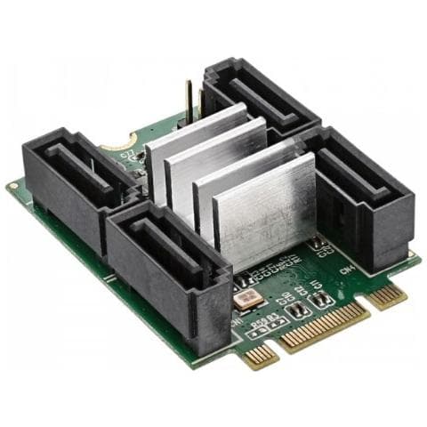 66910, M. 2, SATA, 0, 1, 10, JBOD, Windows 10 Home, Windows 7 Home Premium, Windows 8, Windows 8.1, Windows Vista Home Premium, Windows Server 2008, Windows Server 2008 x64, Nero, Oro, Verde, Argento - Foto 3