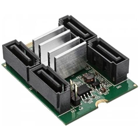 66910, M. 2, SATA, 0, 1, 10, JBOD, Windows 10 Home, Windows 7 Home Premium, Windows 8, Windows 8.1, Windows Vista Home Premium, Windows Server 2008, Windows Server 2008 x64, Nero, Oro, Verde, Argento - Foto 1