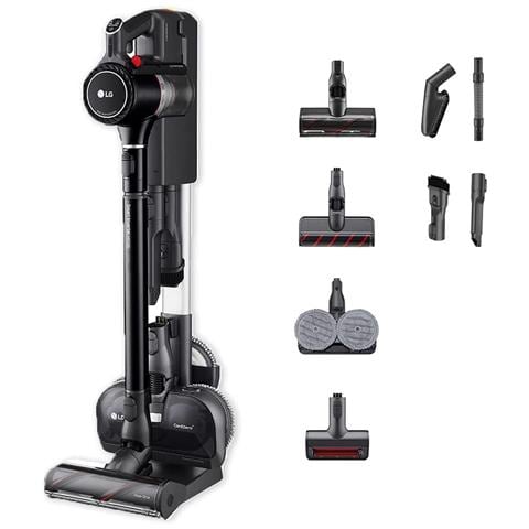LG Aspirapolvere Senza Fili CordZero A9K-ULTRA1B Potenza 200 Watt Autonomia 120 min 4 spazzole + 4 accessori Wi-Fi Colore Nero