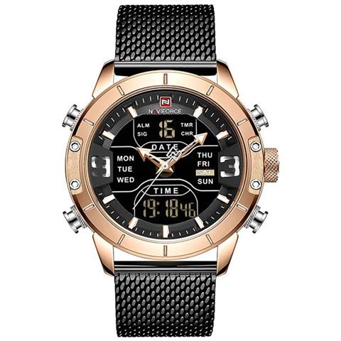 Gosasa Orologio Uomo Sportivo Digitale A Forma Di Aeroplano - LED Colorato E 5 ATM Impermeabile