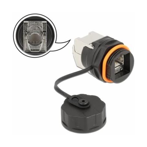 86698 Cavo Di Collegamento Rj45 / cat. 6a Lsa Nero - Foto 1