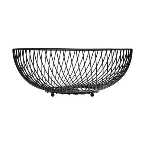 Fruttiera Traforata, Ø 30 Cm, Nero - Foto 2