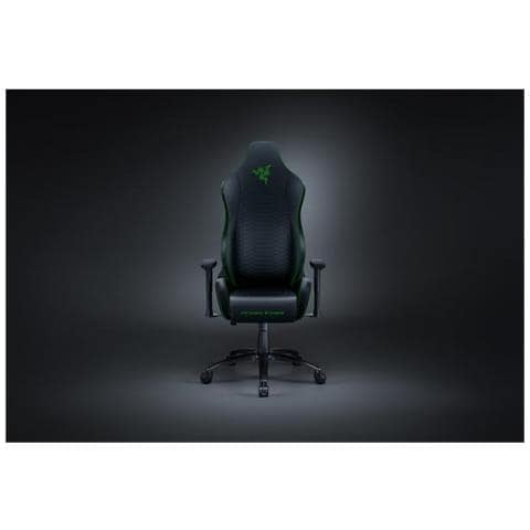Iskur X Sedia Da Gaming Per Pc Nero, Verde - Foto 1