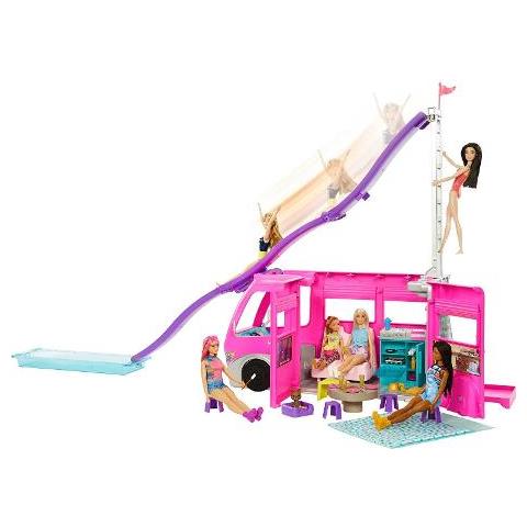 Camper Dei Sogni - Veicolo Con Scivolo E Piscina - 2 Cuccioli - 7 Aree Gioco - Alto 76 Cm - 60+ Accessori - Regalo Per - Foto 2