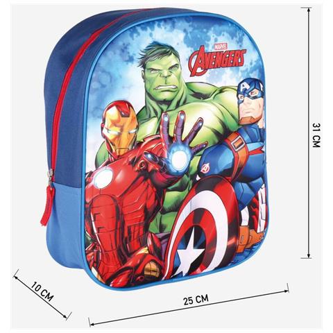 Zaino Scuola Azzurro (25 X 31 X 10 Cm) - Foto 7