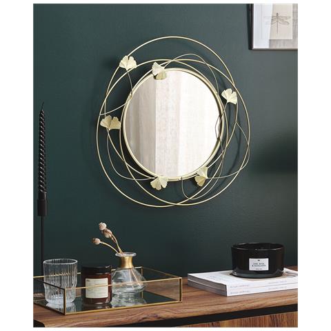 Specchio Anglet Metallo Oro - Foto 1