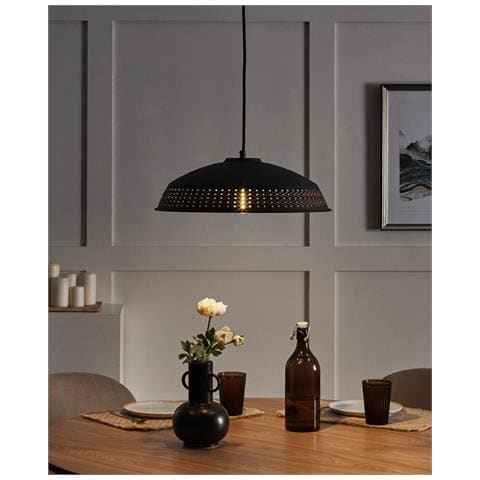Lampadario Minillas Metallo Nero - Foto 1