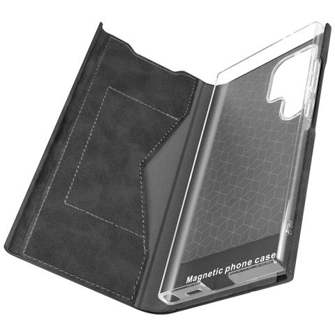 Custodia Per Samsung Galaxy S24 Ultra Portacarte Ecopelle Scamosciata - Foto 2