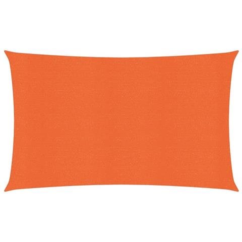 Vela Parasole 160 G /m Rettangolare Arancione 4x7 M In Hdpe - Foto 1
