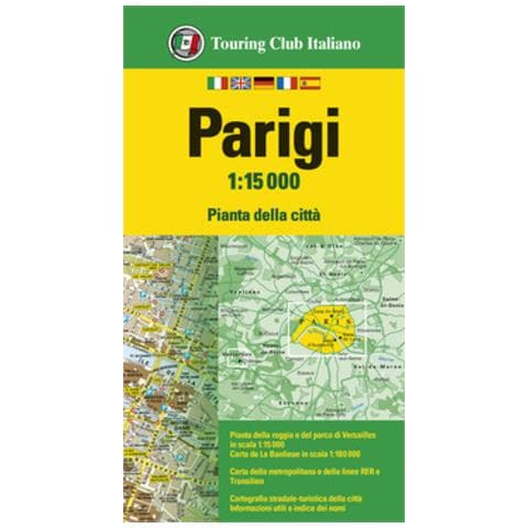 Parigi 1:15.000. Pianta Della Città. Ediz. Multilingue - Foto 1