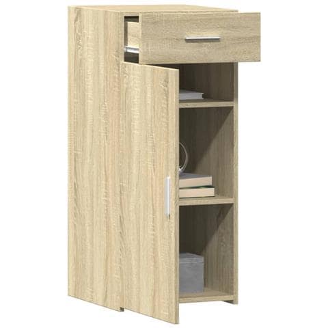 Credenza Rovere Sonoma 40x42,5x93 Cm In Legno Multistrato - Foto 3